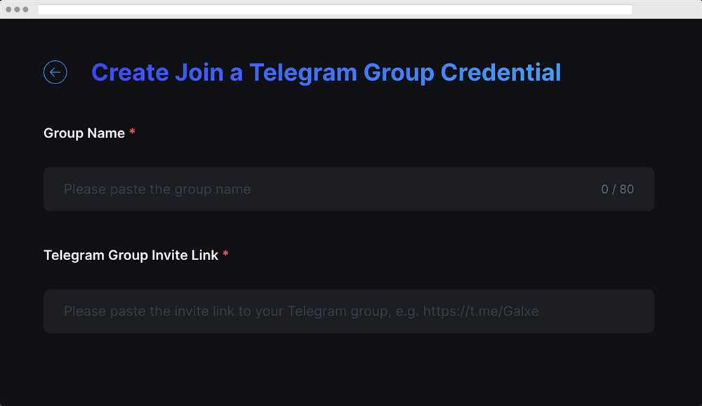 How to Activate Telegram Credential Feature