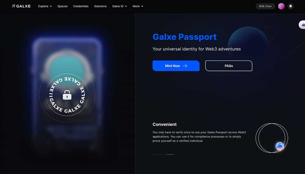 The Galxe Passport Token