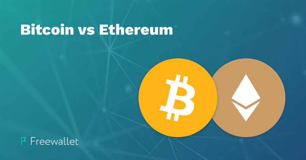The Rise of Bitcoin and Ethereum: A Comparison of Two Leading Cryptocurrencies